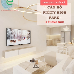 Căn hộ PICITY HIGH PARK 3 phòng ngủ