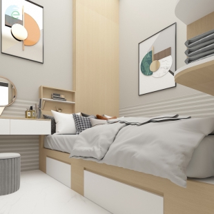 Phòng Ngủ Nhỏ 4m2 Siêu Đẹp