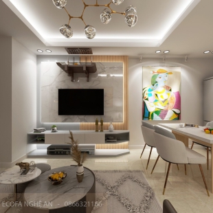 Căn hộ chung cư đơn giản, hiện đại