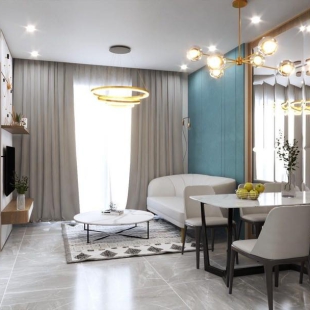 Căn hộ chung cư đơn giản và hiện đại